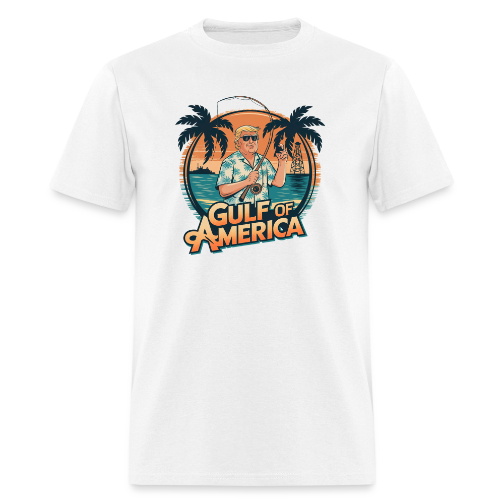 Gulf of America Trump Fishing Unisex Classic T-Shirt - white