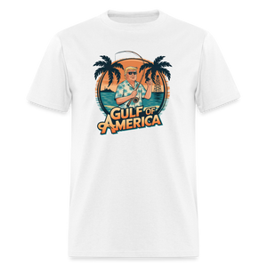 Gulf of America Trump Fishing Unisex Classic T-Shirt - white