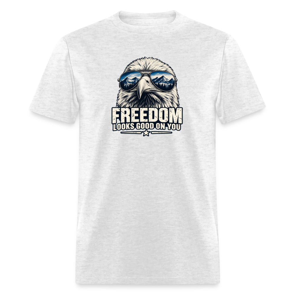 Freedom Looks Good on You Classic T-Shirt - light heather gray