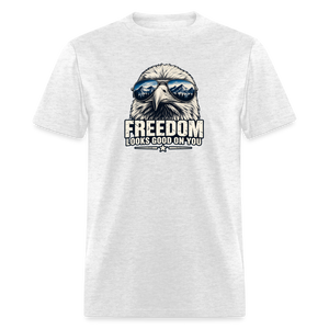 Freedom Looks Good on You Classic T-Shirt - light heather gray