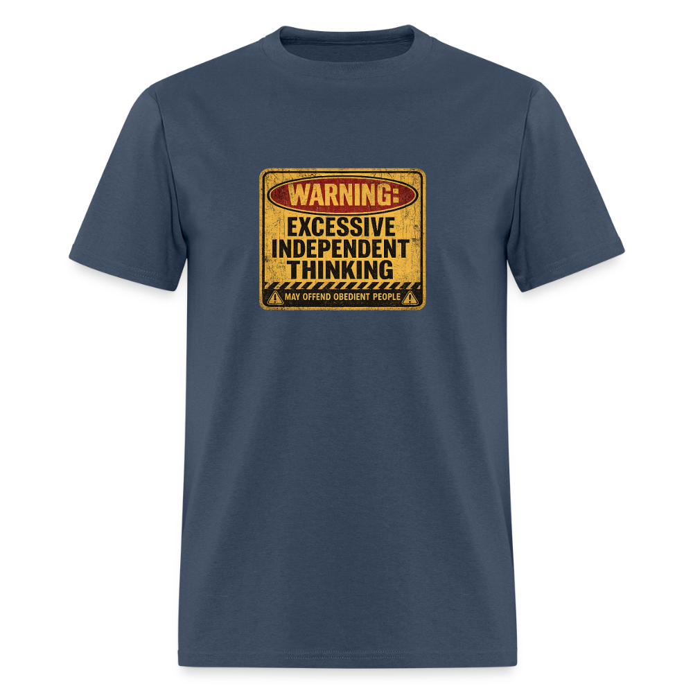 May Offend Obedient People Men's T-Shirt -  blue dusk