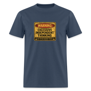 May Offend Obedient People Men's T-Shirt -  blue dusk