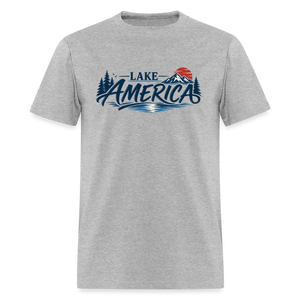 Lake America Men's T-Shirt - heather gray