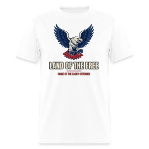Land of the Free Eagle Classic T-Shirt - white