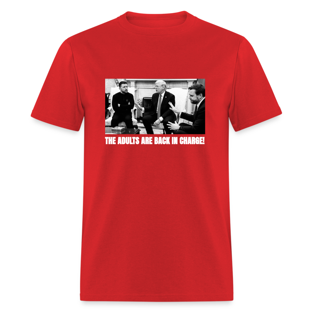 The Adults Are Back In Charge Unisex Classic T-Shirt - red