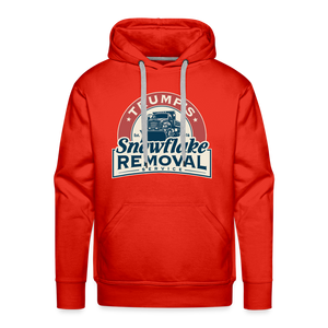 Trump's Snowflake Removal Service Men’s Premium Hoodie - red