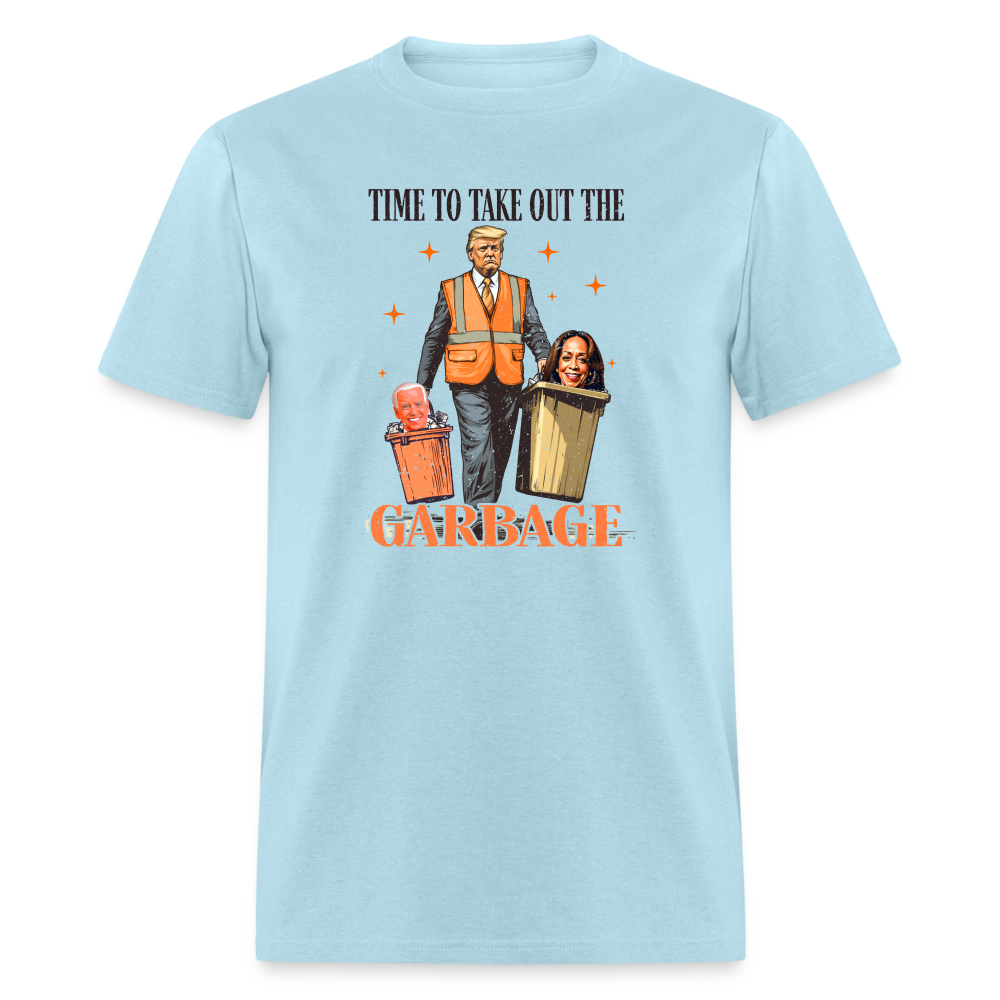 Time To Take Out The Garbage Unisex Classic T-Shirt - powder blue