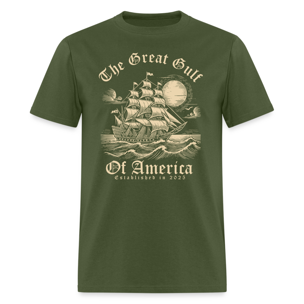 The Great Gulf Of America Est. 2025 Classic T-Shirt - military green