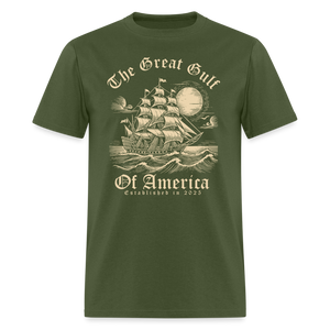 The Great Gulf Of America Est. 2025 Classic T-Shirt - military green