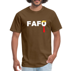 Trump FAFO Classic T-Shirt - brown