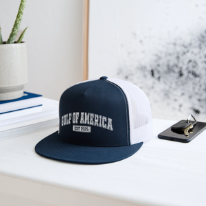 Gulf of America V3 Trucker Hat - navy/white