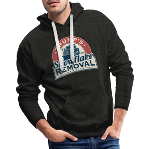 Trump's Snowflake Removal Service Men’s Premium Hoodie - charcoal grey