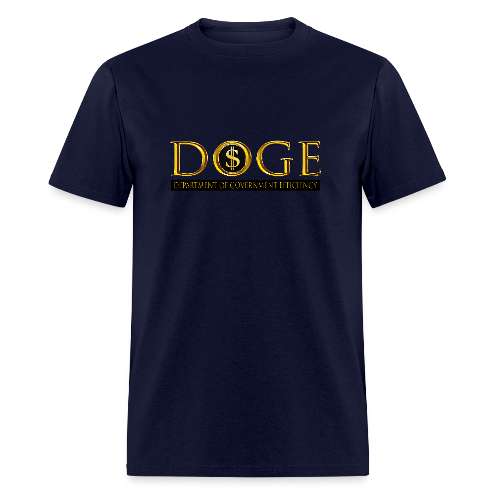 DOGE Department of Government Efficiency Classic T-Shirt - navy