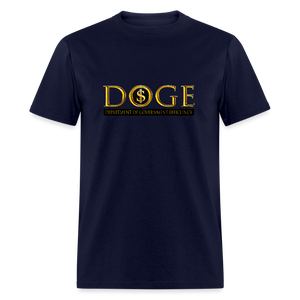 DOGE Department of Government Efficiency Classic T-Shirt - navy