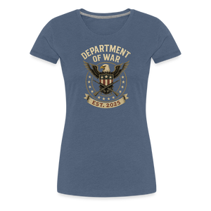 Department of War Est. 2025 Women’s Premium T-Shirt - heather blue