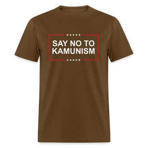 Say No To Kamunism Classic T-Shirt - brown