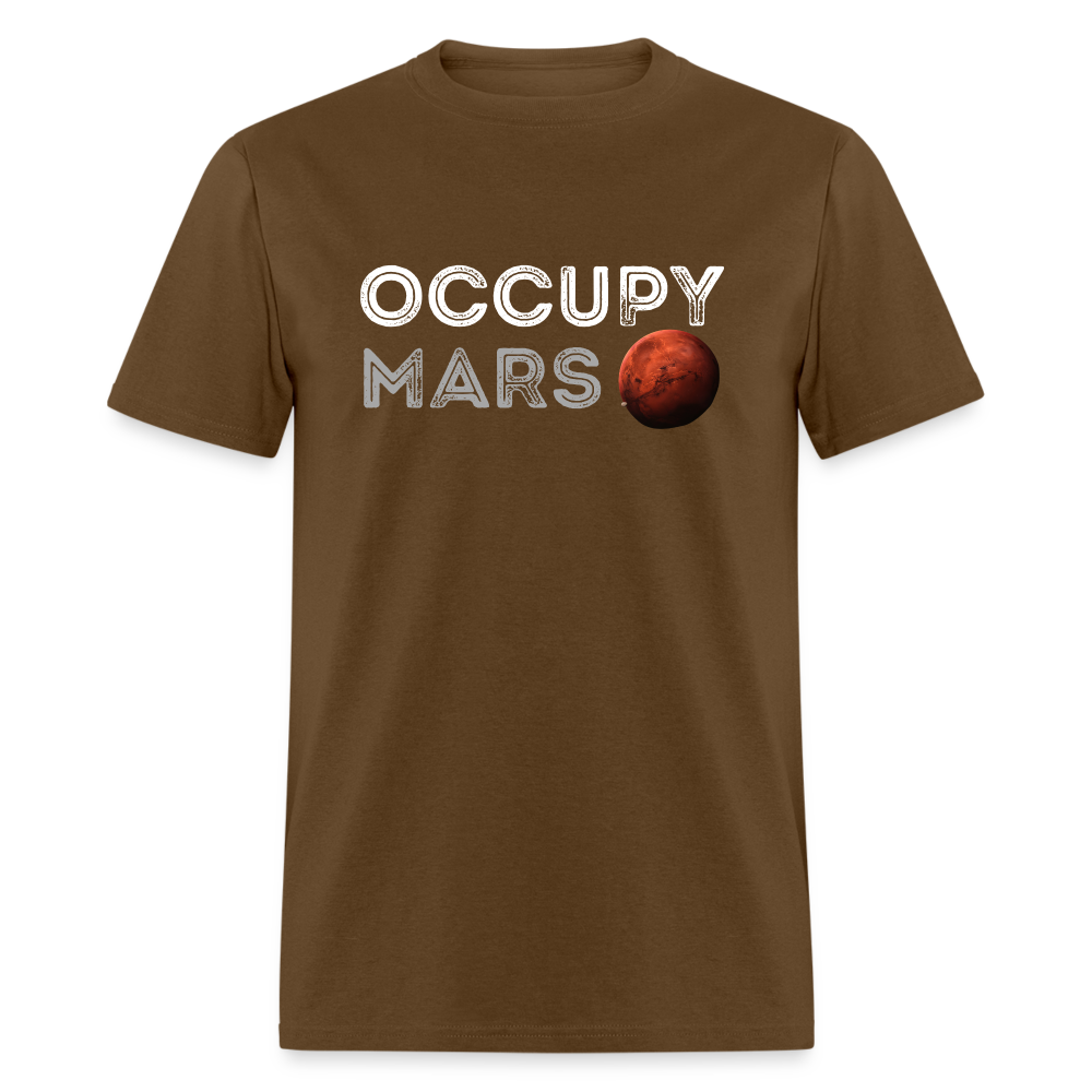 Occupy Mars Unisex Classic T-Shirt - brown