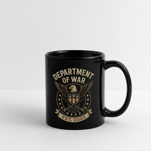 Department of War Est. 2025 Full Color Mug - black