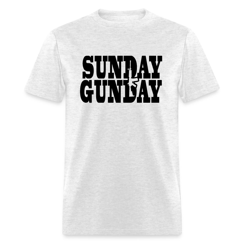 Sunday Gunday Classic T-Shirt - light heather gray