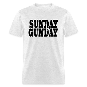 Sunday Gunday Classic T-Shirt - light heather gray