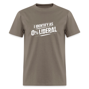 I Identify as 0% Liberal Classic Men’s T-Shirt - safari