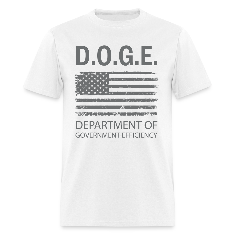 DOGE, Department of Government Efficiency Unisex Classic T-Shirt - white