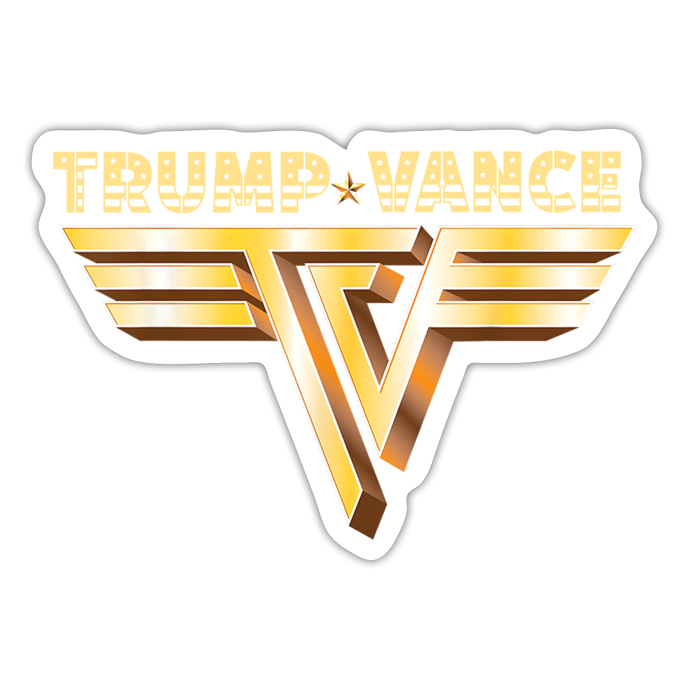 Trump/Vance Sticker - white matte