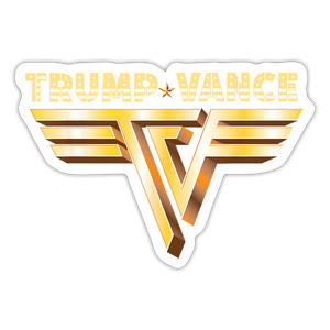 Trump/Vance Sticker - white matte