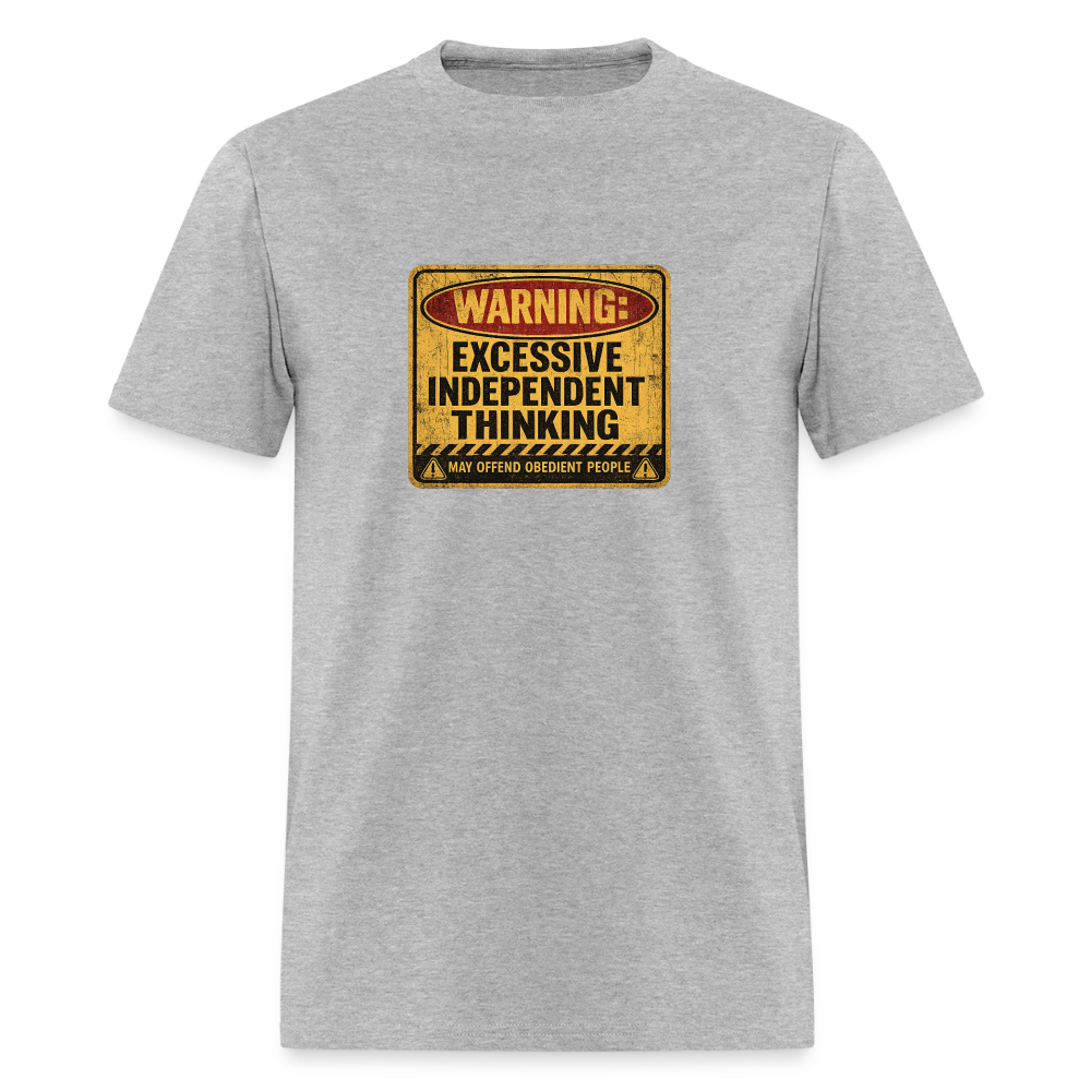 May Offend Obedient People Men's T-Shirt - heather gray