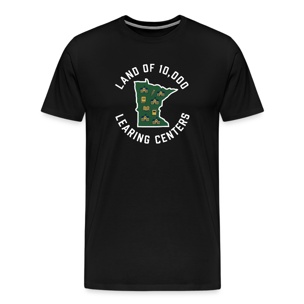 Land of 10,000 Learning Centers Funny Men's Premium T-Shirt - black