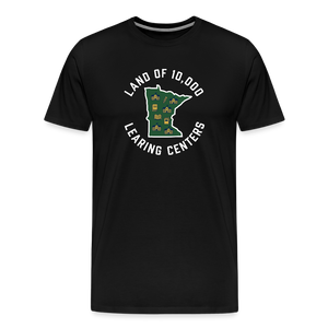 Land of 10,000 Learning Centers Funny Men's Premium T-Shirt - black