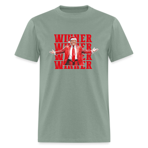 Winner Trump Christmas Classic T-Shirt - sage