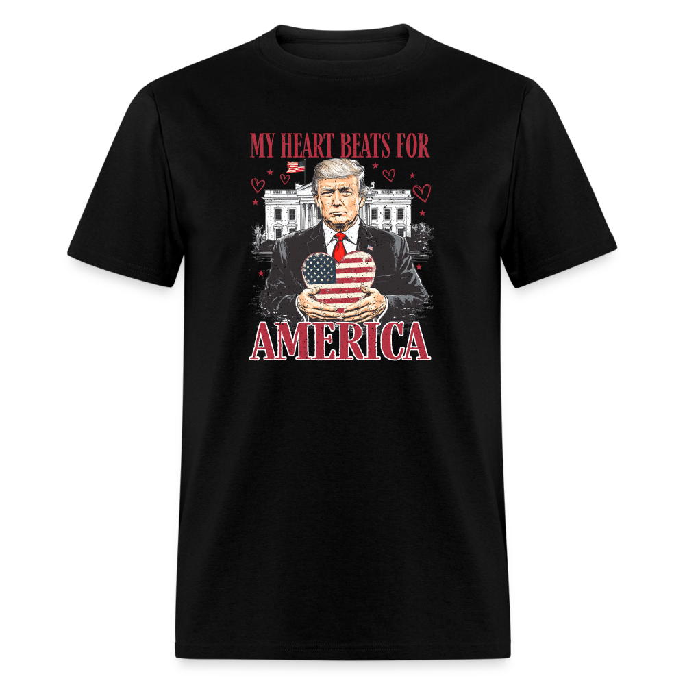 Trump Valentine's Day Unisex Classic T-Shirt - black