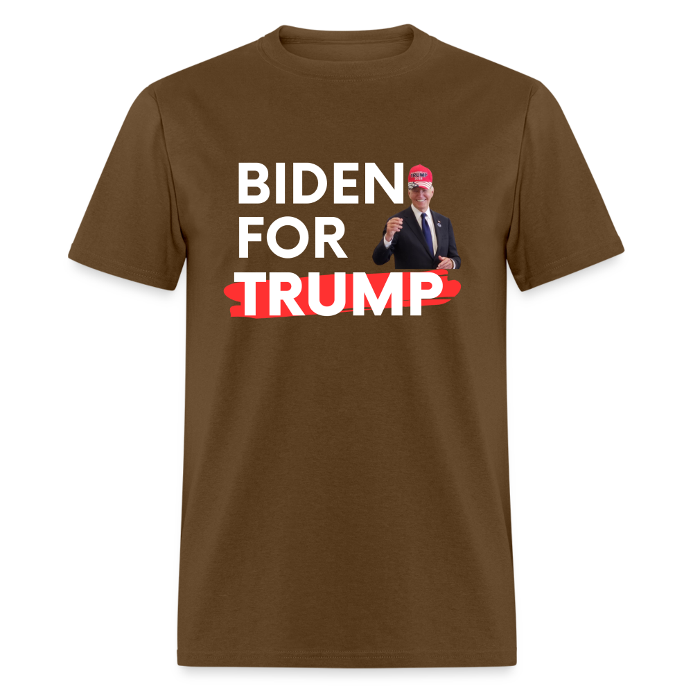 Biden For Trump Funny Classic T-Shirt - brown