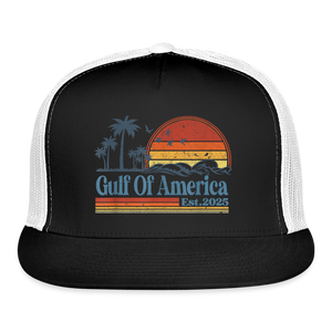 Gulf of America v2 Trucker Hat - black/white