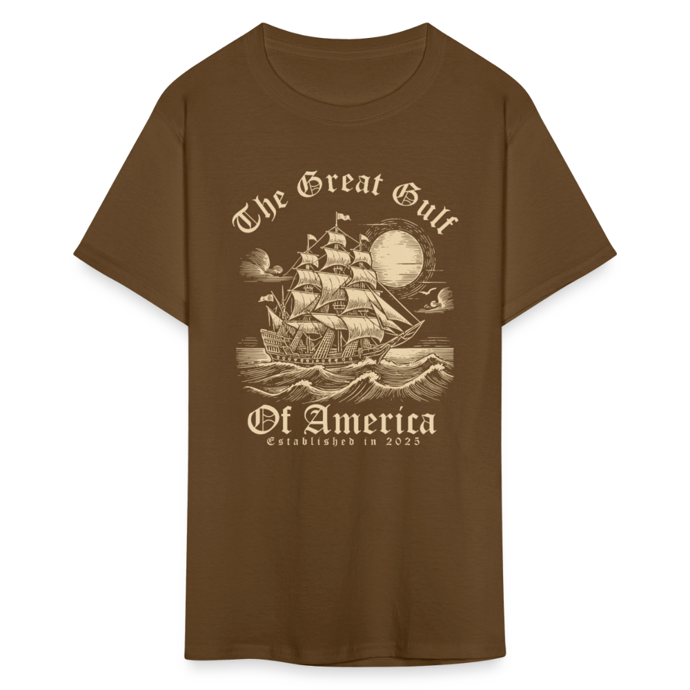 The Great Gulf Of America Est. 2025 Classic T-Shirt - brown