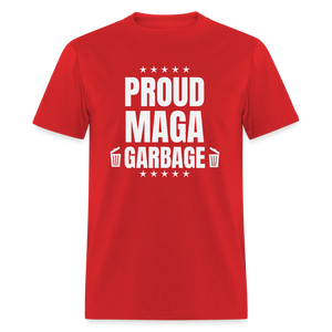 Proud MAGA Garbage Classic T-Shirt - red