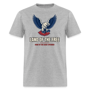 Land of the Free Eagle Classic T-Shirt - heather gray