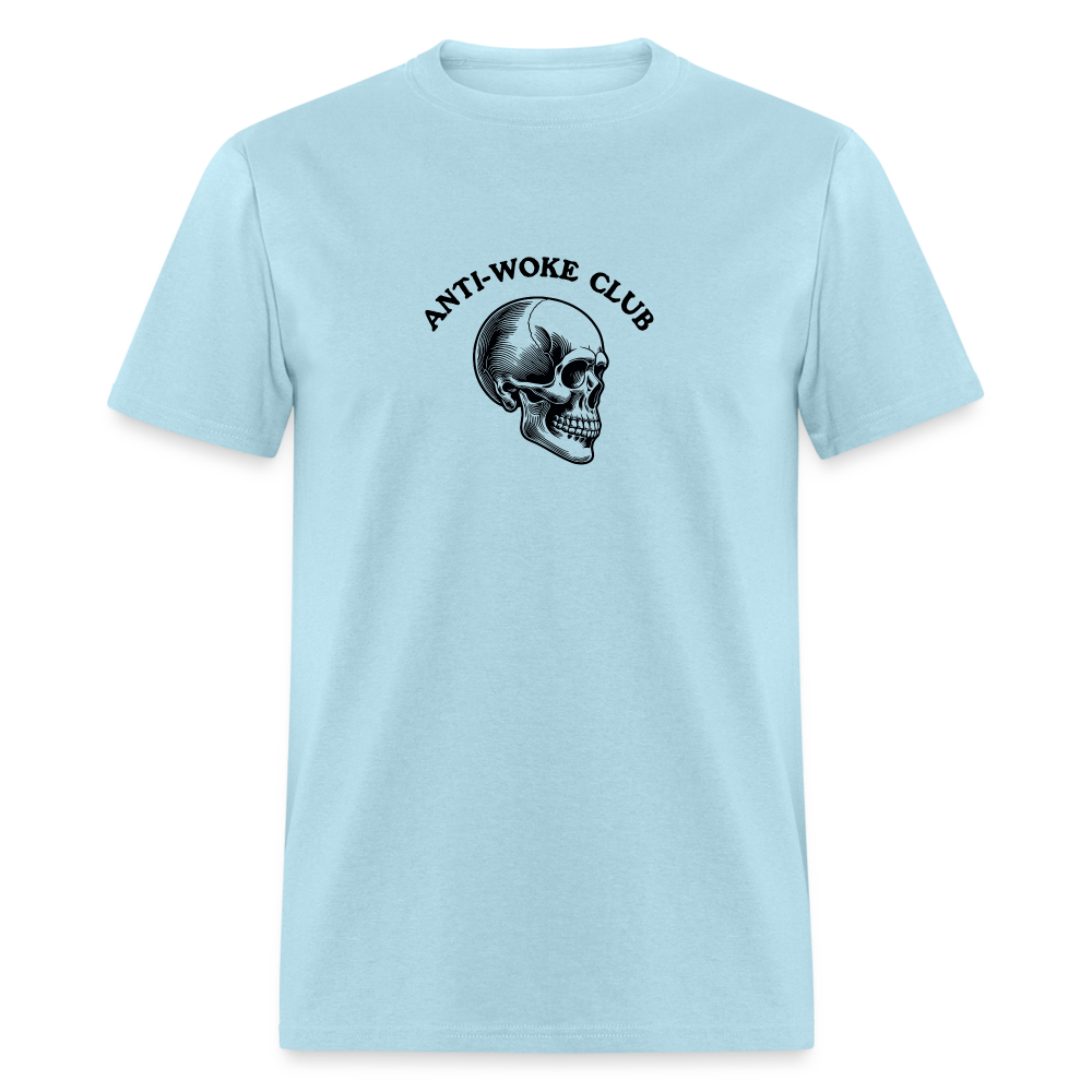 Anti Woke club Unisex Classic T-Shirt - powder blue