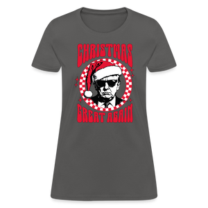 Christmas Great Again Women's T-Shirt - charcoal