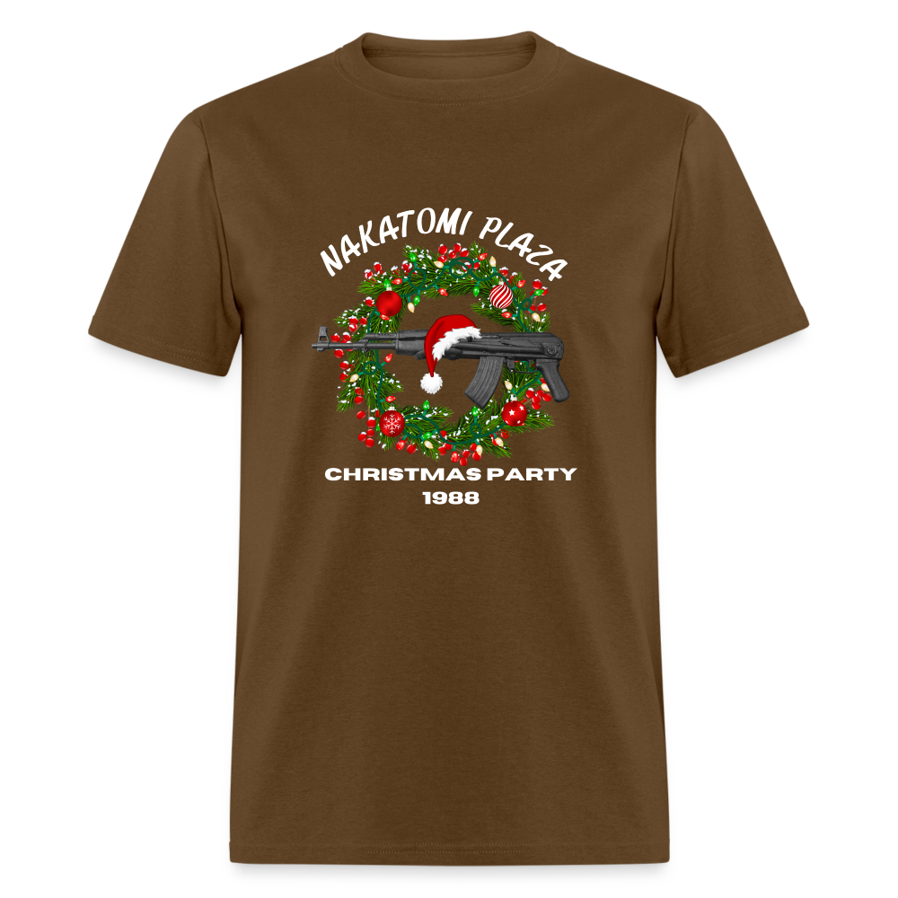 Nakatomi Plaza Christmas Party 1988 Classic T-Shirt - brown