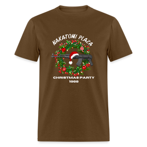 Nakatomi Plaza Christmas Party 1988 Classic T-Shirt - brown