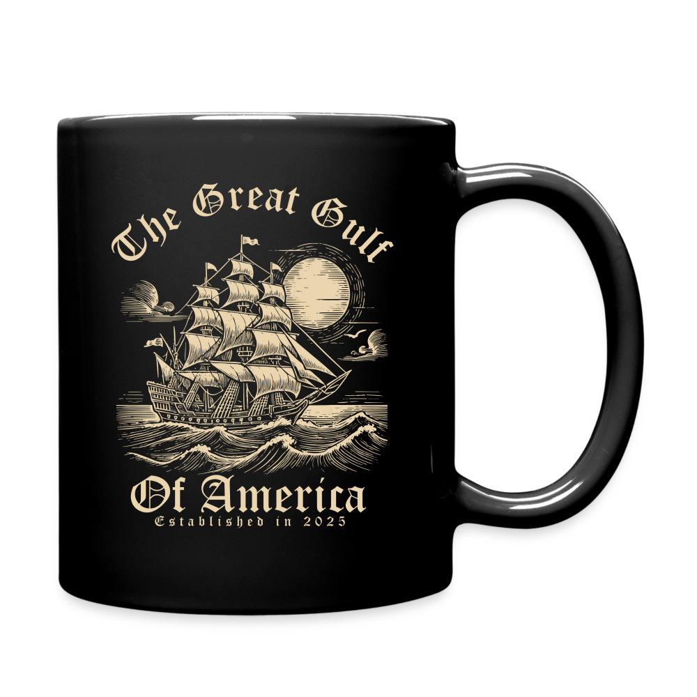 The Great Gulf Of America Est. 2025 Full Color Mug - black