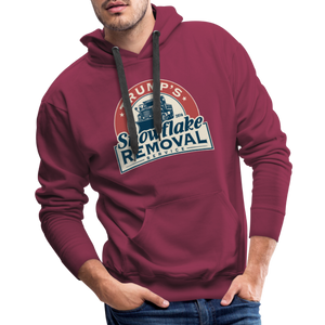 Trump's Snowflake Removal Service Men’s Premium Hoodie - burgundy