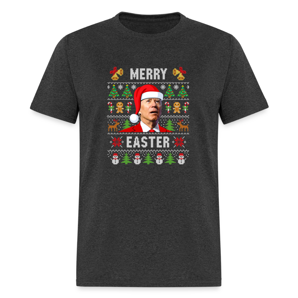 Funny Joe Biden Christmas Classic Men's T-Shirt - heather black