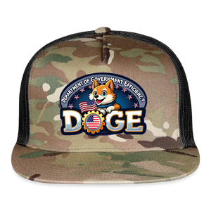 DOGE Trucker Hat - MultiCam\black