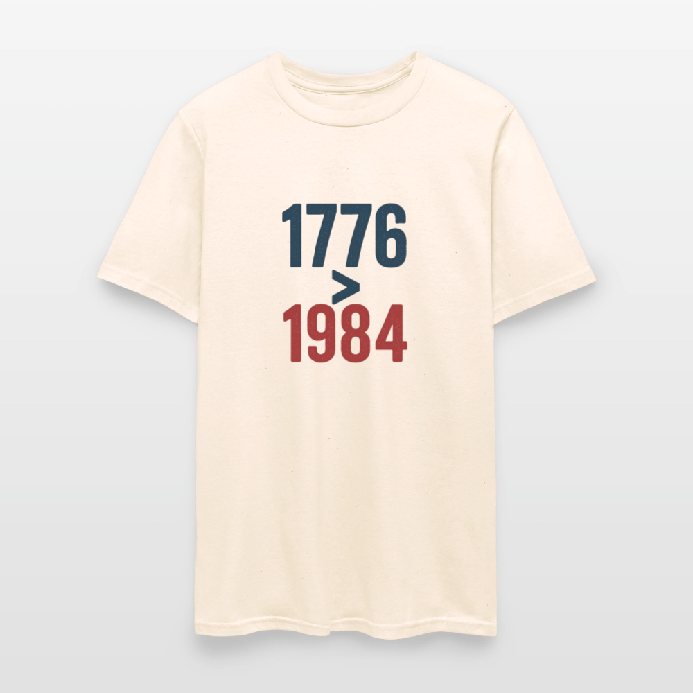 1776 > 1984 Men's T-Shirt - natural
