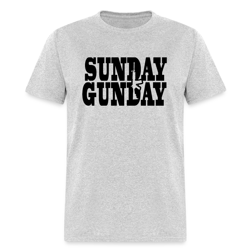 Sunday Gunday Classic T-Shirt - heather gray