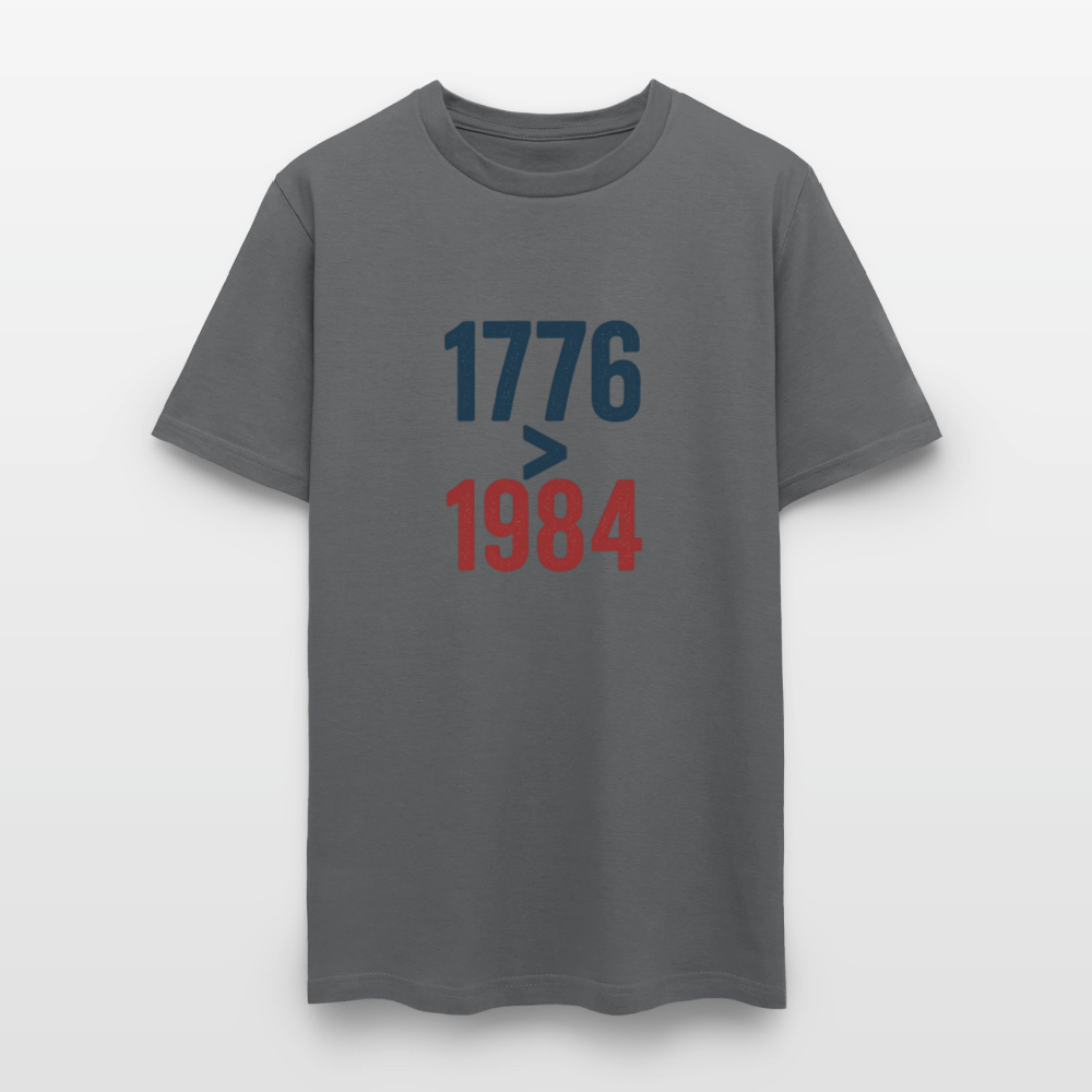 1776 > 1984 Men's T-Shirt - charcoal
