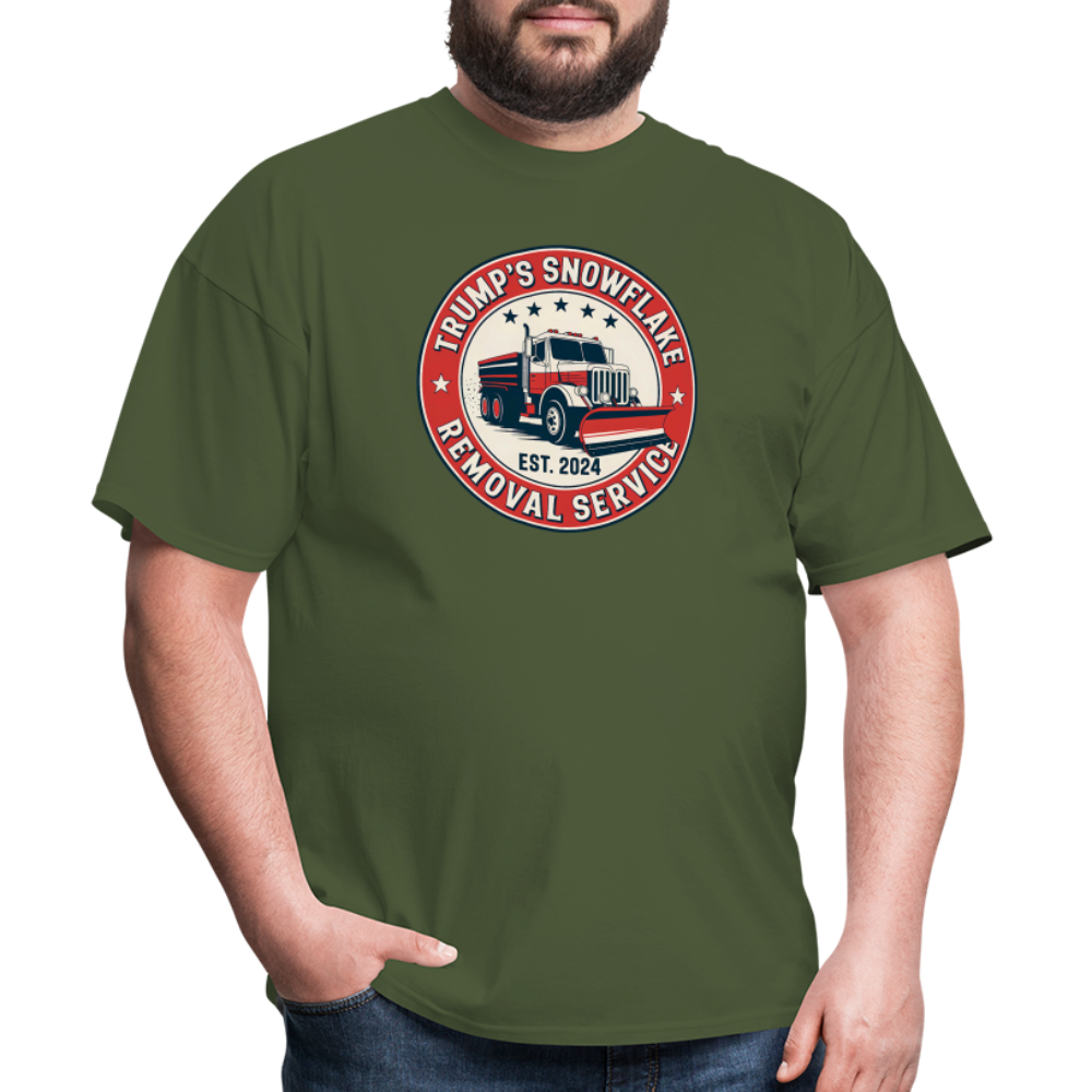 Trump's Snowflake Removal Service (Retro 2024) Unisex Classic T-Shirt - military green